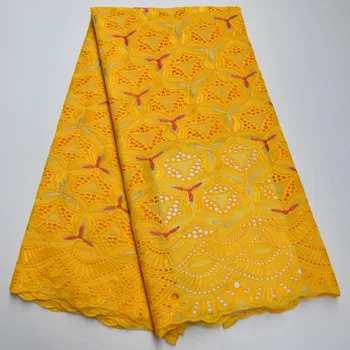 Yellow Pure Cotton Design Swiss Voile Lace In Switzerland With Stones African Dry Lace Fabric High Quality Nigerian For Wedding 
Yellow Pure Cotton Design Swiss Voile Lace In Switzerland With Stones African Dry Lace Fabric High Quality Nigerian For Wedding