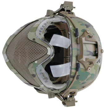 1Pc Safety Steel Mesh Helmet Military Style Helmet Jungle Camouflage Series Safty Helmet Loading and Unloading Integrated Helmet
1Pc Safety Steel Mesh Helmet Military Style Helmet Jungle Camouflage Series Safty Helmet Loading and Unloading Integrated Helmet