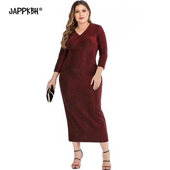 Spring Summer Dress Women 2020 Elegant Sexy V Neck Split Bright Silk Banquet Long Party Dress Casual Plus Size Slim Office Dress
Spring Summer Dress Women 2020 Elegant Sexy V Neck Split Bright Silk Banquet Long Party Dress Casual Plus Size Slim Office Dress