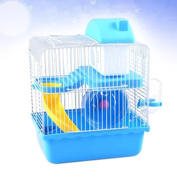 1PC Hamster Cage Multifunction Double Layer Portable Practical Villa Cage Pets House for Small Pets Chinchilla Hamster
1PC Hamster Cage Multifunction Double Layer Portable Practical Villa Cage Pets House for Small Pets Chinchilla Hamster