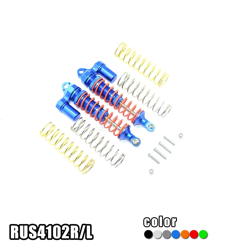 GPMALUMINUM REAR ADJUSTABLE L-SHAPE PIGGY BACK SHOCKS 102MM For TRAXXAS SLASH 4X4 RC Upgrade
GPMALUMINUM REAR ADJUSTABLE L-SHAPE PIGGY BACK SHOCKS 102MM For TRAXXAS SLASH 4X4 RC Upgrade