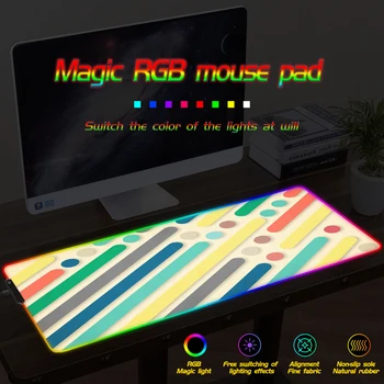 FFFAS Abstract Gaming RGB Large Mouse Pad Gamer Big Mouse Mat Computer Mousepad Led Backlight XXL Mause Pad Keyboard Desk Mat
FFFAS Abstract Gaming RGB Large Mouse Pad Gamer Big Mouse Mat Computer Mousepad Led Backlight XXL Mause Pad Keyboard Desk Mat