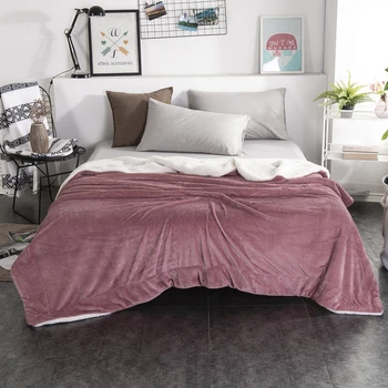 Machine Washable Flannel Blanket 100% Polyester Double-Layer Thick Warm And Breathable Macaron-Colored Lamb Velvet Blanket
Machine Washable Flannel Blanket 100% Polyester Double-Layer Thick Warm And Breathable Macaron-Colored Lamb Velvet Blanket