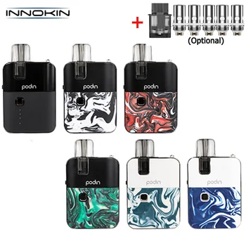 Innokin Podin Kit 800mAh Electronic Cigarette Podin Mini MOD Pod Vape and 2ml Cartridge with 1.3ohm Round-Wire Coil Vaporizer
Innokin Podin Kit 800mAh Electronic Cigarette Podin Mini MOD Pod Vape and 2ml Cartridge with 1.3ohm Round-Wire Coil Vaporizer