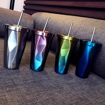 1Pc 500ml Coffee Juice Tea Cup Double-walled Ice Cold Drink Reusable Smoothie Plastic Iced Tumbler Travel Mug With Straw
1Pc 500ml Coffee Juice Tea Cup Double-walled Ice Cold Drink Reusable Smoothie Plastic Iced Tumbler Travel Mug With Straw