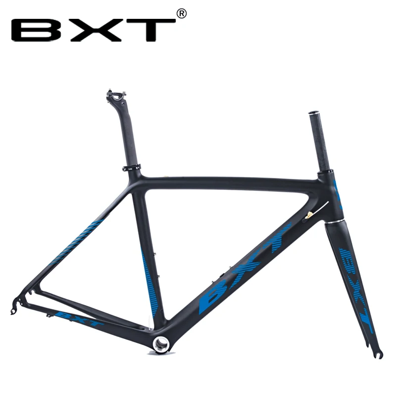 Road bike frameset V brakes full carbon road frame 700C BSA carbon bicycle frames include Frame+Seatpost+Fork+Clamp+Headset
Road bike frameset V brakes full carbon road frame 700C BSA carbon bicycle frames include Frame+Seatpost+Fork+Clamp+Headset