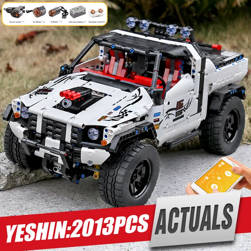 21047 Technic автомобиль совместим с Legoing 10265 синий Mustang набор сборки модель автомобиля