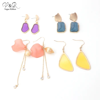 DIY Handmade Jewelry Post/Hook Earring Set with Epoxy Stone/Acrylic Petal/Geometic Acylic/Pearls Wrapped in Wire Pendant DIY-106
DIY Handmade Jewelry Post/Hook Earring Set with Epoxy Stone/Acrylic Petal/Geometic Acylic/Pearls Wrapped in Wire Pendant DIY-106