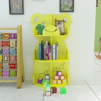 Bookshelf Children's Painting Bookshelf Kindergarten Bookshelf Bookshelf Cartoon Bear Bookshelf Toy Shelf
Bookshelf Children's Painting Bookshelf Kindergarten Bookshelf Bookshelf Cartoon Bear Bookshelf Toy Shelf