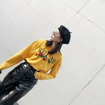 Women Long Sleeve Hoodies Pullover Sweatshirt Harajuku Print Girl Female Fashion Letter Tops ! 
Women Long Sleeve Hoodies Pullover Sweatshirt Harajuku Print Girl Female Fashion Letter Tops !