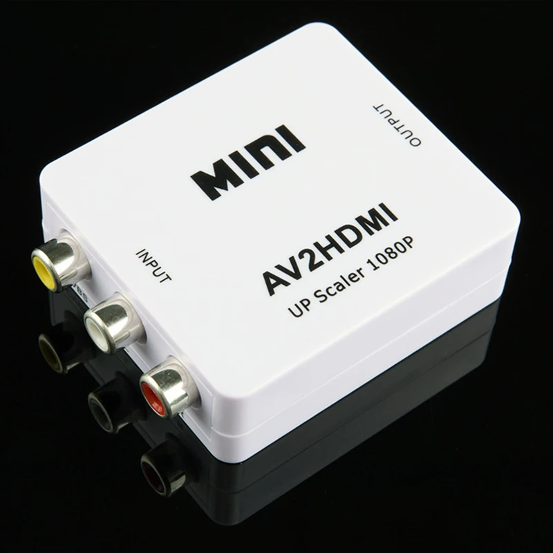 Преобразователь видео Mostotal Mini AV в HDMI AV2HDMI RCA 720P 1080P преобразователь для HDTV PS3 PS4 ПК DVD