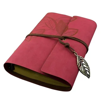 Vintage Style Leaf Leaves Pattern PU Cover Loose-leaf String Bound Blank Notebook Notepad Travel Journal Diary Jotter - Size L (
Vintage Style Leaf Leaves Pattern PU Cover Loose-leaf String Bound Blank Notebook Notepad Travel Journal Diary Jotter - Size L (