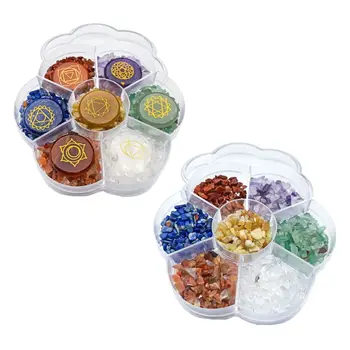 7 Chakra Stone Reiki Balancing Tumble Chip Crystal Healing Reiki Wicca Stones A2UA
7 Chakra Stone Reiki Balancing Tumble Chip Crystal Healing Reiki Wicca Stones A2UA