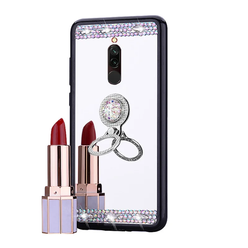 Для Xiaomi Mi 9 Redmi 8 Note 8T 8A 7A 6A 5A 5 4 6 Pro Чехол зеркальное кольцо подставка чехол для 7