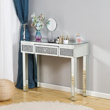 Mirrored Dressing Table Whole Mirrored Entryway Console Glass Dressing Makeup Table Livingroom Display table
Mirrored Dressing Table Whole Mirrored Entryway Console Glass Dressing Makeup Table Livingroom Display table
