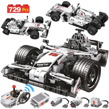 729pcs F1 Racing Car Model Remote Control Building Brick Toys Children Education Technic Intelligent DIY Toys Gift
729pcs F1 Racing Car Model Remote Control Building Brick Toys Children Education Technic Intelligent DIY Toys Gift
