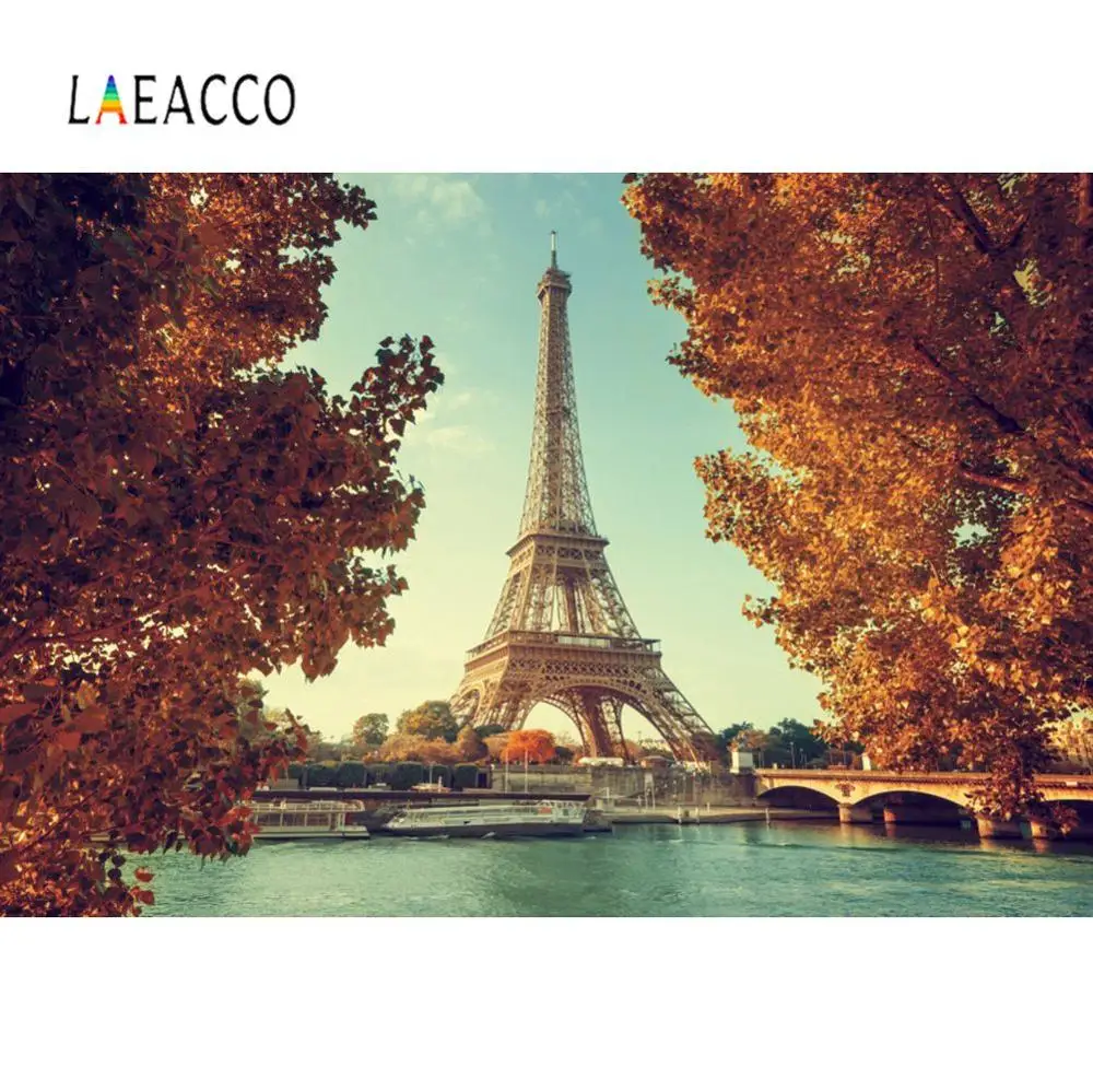 Laeacco Photo Backdrops Eiffel Tower Town Riverside Autumn Maples Natural Scenic Photographic Background Photocall Photo Studio
Laeacco Photo Backdrops Eiffel Tower Town Riverside Autumn Maples Natural Scenic Photographic Background Photocall Photo Studio
