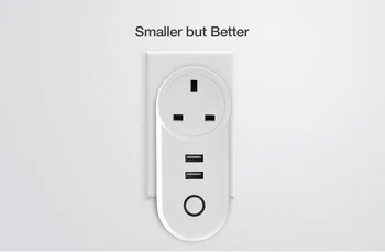 2.4G WiFi Wireless Smart Socket 10A Smart Timing Share Control Remote Control Switch Dual USB Socket Support Alexa/Google/IFTTT
2.4G WiFi Wireless Smart Socket 10A Smart Timing Share Control Remote Control Switch Dual USB Socket Support Alexa/Google/IFTTT