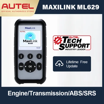 Autel ML629 OBD2 OBD Scanner Upgraded Version of ML619 Engine Transmission ABS SRS Diagnoses Full OBD2 Functions Diagnostic Tool
Autel ML629 OBD2 OBD Scanner Upgraded Version of ML619 Engine Transmission ABS SRS Diagnoses Full OBD2 Functions Diagnostic Tool