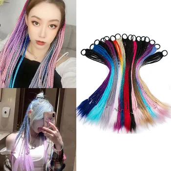 Hair Color Gradient Elastic Hair Band Rubber Band Hair Accessories Wig Headband Girls Twist Braid Rope Headdress Braided Colored
Hair Color Gradient Elastic Hair Band Rubber Band Hair Accessories Wig Headband Girls Twist Braid Rope Headdress Braided Colored