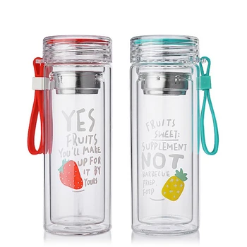 300ml Double Layer Anti-hot Glass Cup for Milk Tea Juice Coffee Nordic Leakproof Sealed Bottle Portable Water Bottles Drinkware
300ml Double Layer Anti-hot Glass Cup for Milk Tea Juice Coffee Nordic Leakproof Sealed Bottle Portable Water Bottles Drinkware