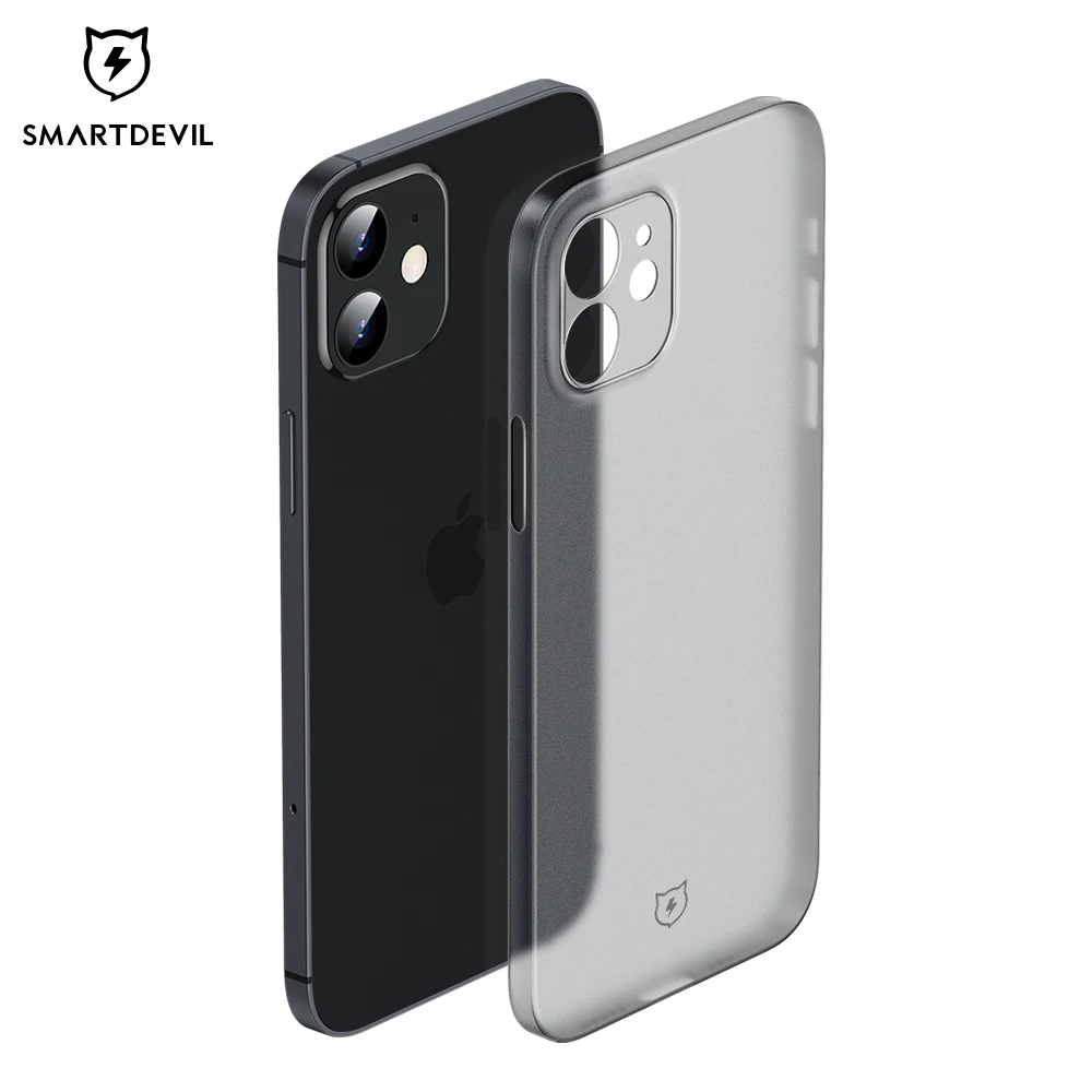 Матовый чехол SmartDevil для iPhone 12 Pro Max Ультратонкий матовый телефона мини Мягкий