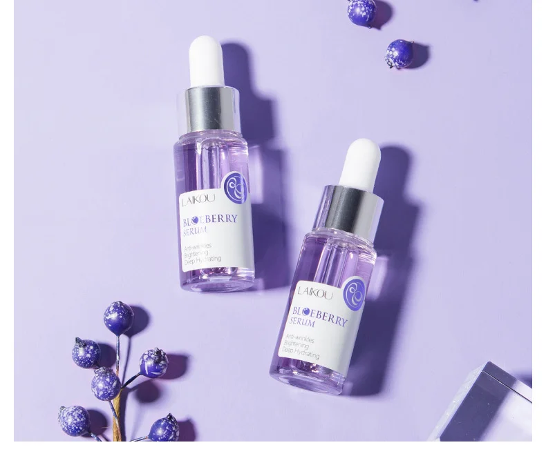 LAIKOU Blueberry Anti Wrinkles Facial Serum Brighten Skin Tone Hydrating Repair Damaged Skin Whitening Remove Spots Skin Care 24 He49d597db7b1430fad99d74ae46665a5z