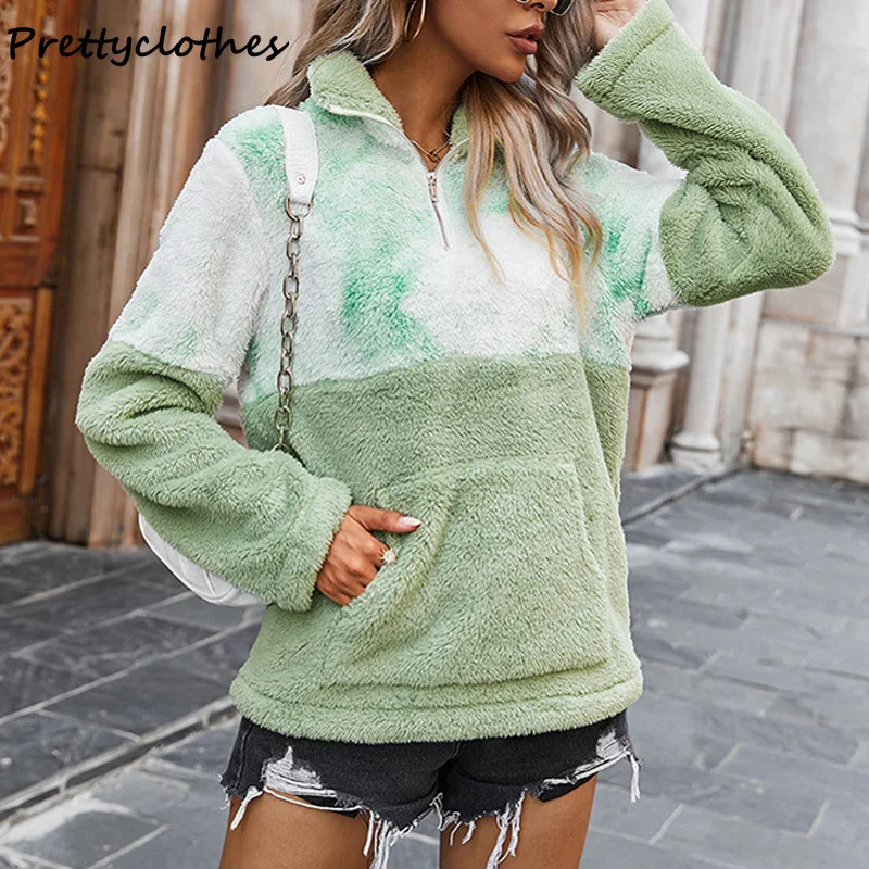 Women's Clothing Winter 2021 Thickened Polo Collar Wear Women Long Sleeve Tops Clothes Top Female Retro Pockets For Ladies
Women's Clothing Winter 2021 Thickened Polo Collar Wear Women Long Sleeve Tops Clothes Top Female Retro Pockets For Ladies