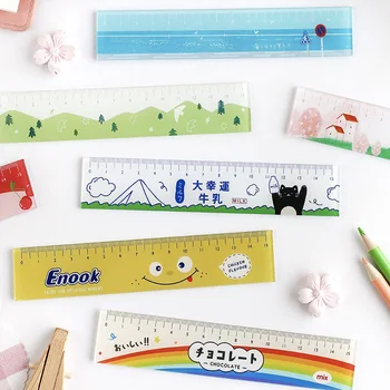 New Arrive Creative Kawaii Plastic Ruler Students Use A Ruler Measure Scale Learn Drawing Painting Supplies Girl Gift Stationery
New Arrive Creative Kawaii Plastic Ruler Students Use A Ruler Measure Scale Learn Drawing Painting Supplies Girl Gift Stationery