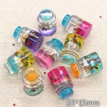 10pcs Cute New 3D Resin Drifting Bottle Miniature Art Flatback Cabochon DIY Craft Decoration,21*15mm
10pcs Cute New 3D Resin Drifting Bottle Miniature Art Flatback Cabochon DIY Craft Decoration,21*15mm
