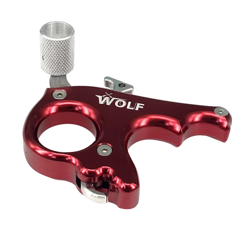Aluminum Alloy Compact 3 Finger Archery Compound Bow Release Aid Thumb Trigger Hunting Accessories Aluminum Alloy Compact 3 Finger Archery Compound Bow Release Aid Thumb Trigger Hunting Accessories