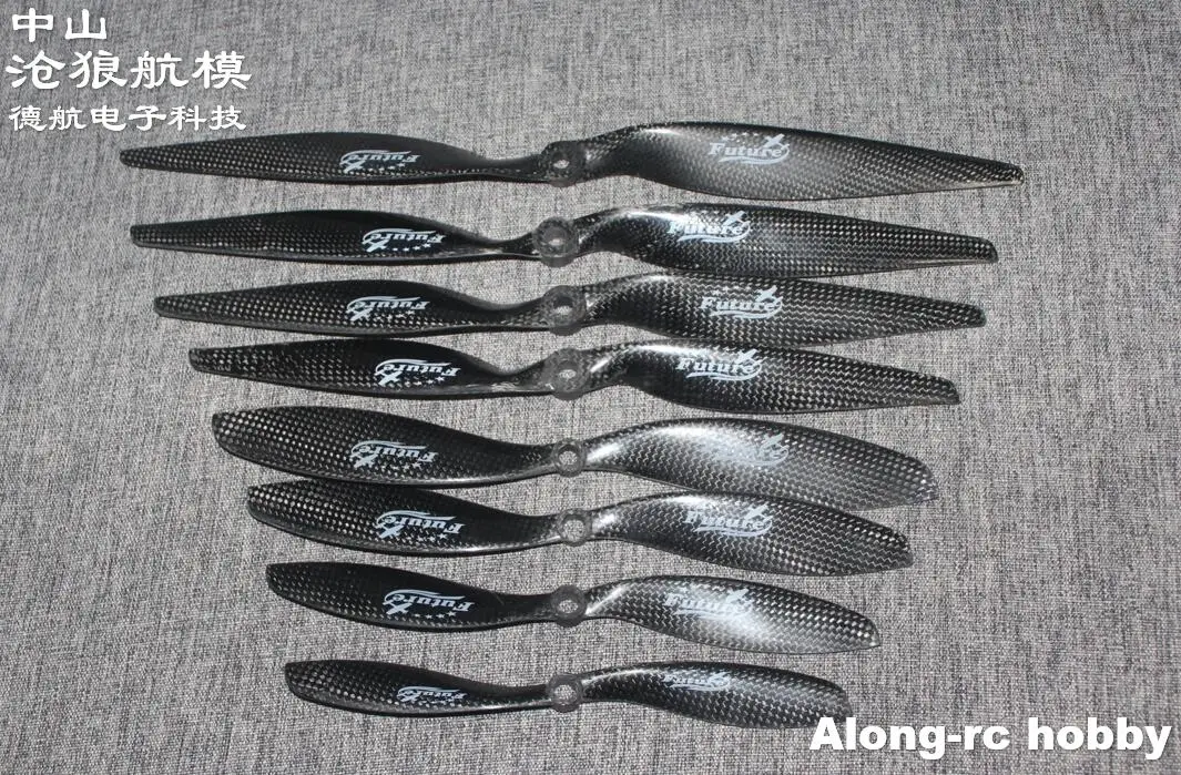 Фото Free Shipping RC Airplane Spare Part 5pcs Carbon Fiber Propeller 8*4.5 9045 1045 11*4.5 1260 13*6.5 14* 7 15*8 for Plane | Игрушки и