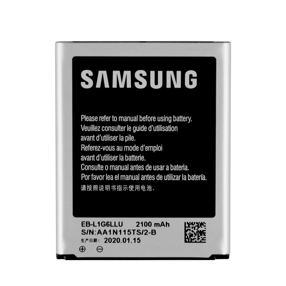 Оригинальный запасной аккумулятор Samsung для Galaxy S3 I9300 I9308 L710 I535 I9300i настоящий EB L1G6LLU