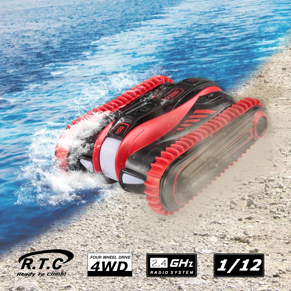 YED1803 1:12 RC Car 4WD Tracked Cars Speed Off-Road Amphibious Vehicle Land Water Kids Toys Beginners
YED1803 1:12 RC Car 4WD Tracked Cars Speed Off-Road Amphibious Vehicle Land Water Kids Toys Beginners