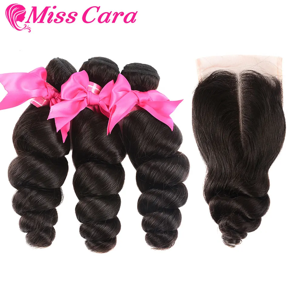 Malaysian Loose Wave With Closure Miss Cara 100% Human Hair 3/4 Bundles With Lace Closure Remy Hair Bundles With Closure
Malaysian Loose Wave With Closure Miss Cara 100% Human Hair 3/4 Bundles With Lace Closure Remy Hair Bundles With Closure