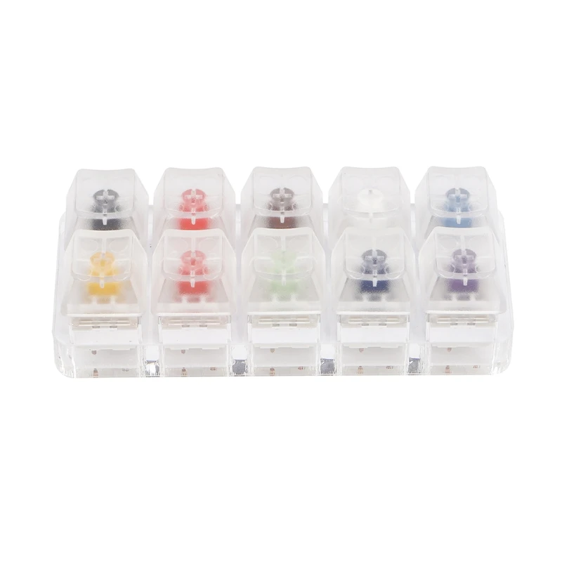 10 Key Caps Testing Tool Kailh Box Switches Keyboard Tester Kit Clear Keycaps Sampler PCB Mechanical Keyboard
10 Key Caps Testing Tool Kailh Box Switches Keyboard Tester Kit Clear Keycaps Sampler PCB Mechanical Keyboard