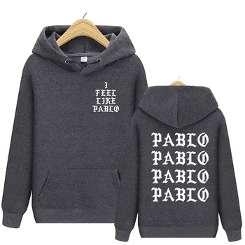 Me siento como Pablo Kanye West sudor Homme sudaderas con capucha de los hombres Sudadera con capucha Hip Hop Streetwear Sudader
Me siento como Pablo Kanye West sudor Homme sudaderas con capucha de los hombres Sudadera con capucha Hip Hop Streetwear Sudader