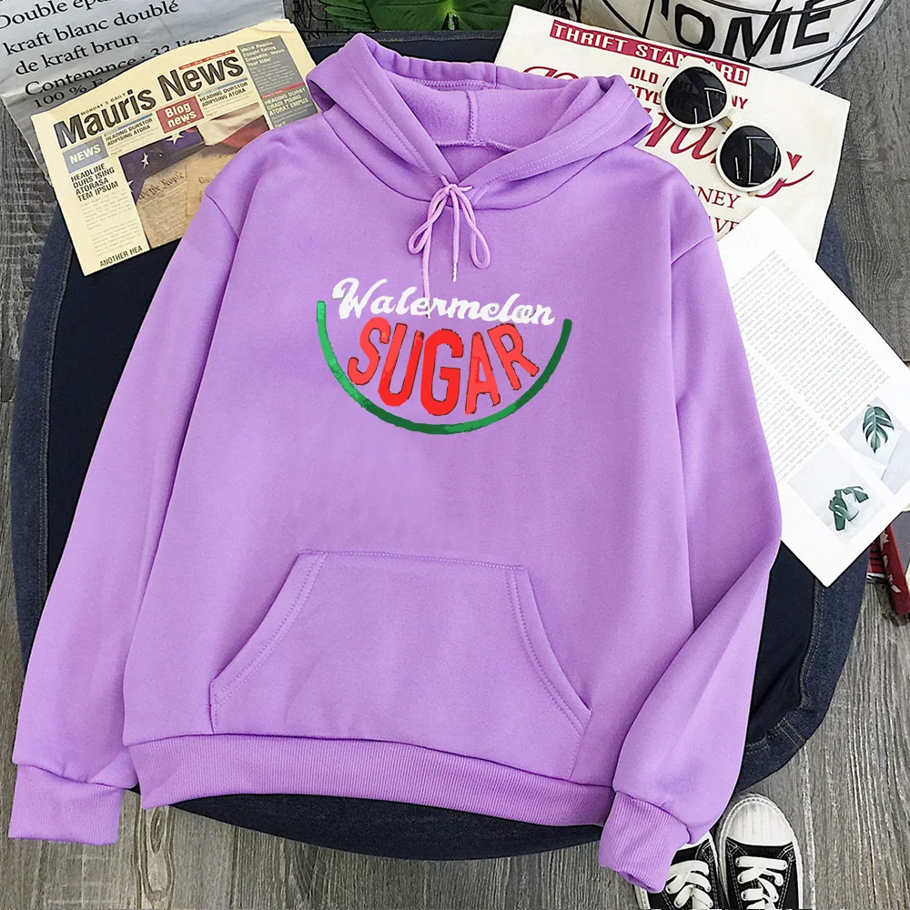 Watermelon Sugar Hoodies Harry Styles Sweatshirts Women Print Fashion Tops Oversized Aesthetic Couple Clothes 
Watermelon Sugar Hoodies Harry Styles Sweatshirts Women Print Fashion Tops Oversized Aesthetic Couple Clothes