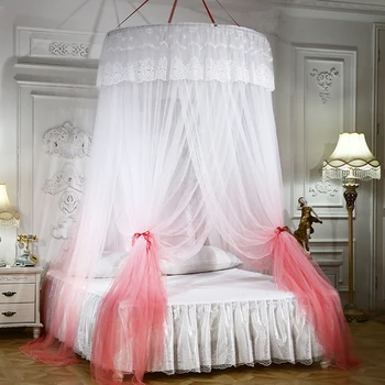 European Style Gradient Mosquito Net With Led String Light Round Floral Lace Insect Bed Canopy For Universal Bedroom Summer 30
European Style Gradient Mosquito Net With Led String Light Round Floral Lace Insect Bed Canopy For Universal Bedroom Summer 30