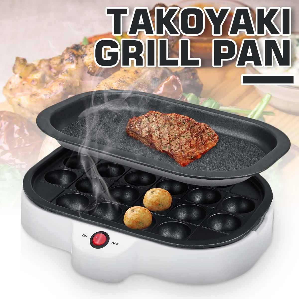 220v 800W Professional Octopus Ball Maker Takoyaki baking Machine Mini Electric Stove Cooking Plate Grill Pan
220v 800W Professional Octopus Ball Maker Takoyaki baking Machine Mini Electric Stove Cooking Plate Grill Pan