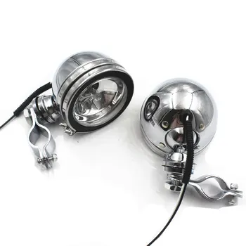 Chrome Passing Spot Fog Light with 25-35mm Fork Cage Guard Tube Bar Bracket Clamp Motorcycle For Harley Honda Yamaha Suzuki
Chrome Passing Spot Fog Light with 25-35mm Fork Cage Guard Tube Bar Bracket Clamp Motorcycle For Harley Honda Yamaha Suzuki