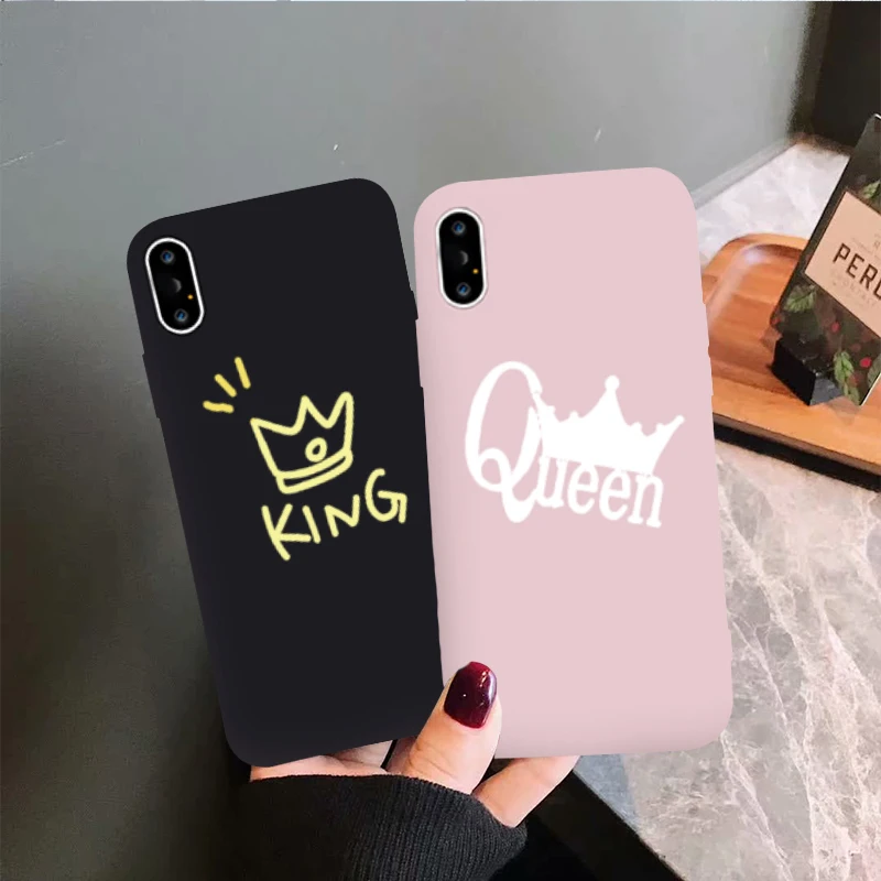 GYKZ Cute King Queen Couple Case Cover For iPhone 8 XS MAX X XR 7 6 6s Plus Funny Crown Soft Silicone Phone Cover For iPhone XR
GYKZ Cute King Queen Couple Case Cover For iPhone 8 XS MAX X XR 7 6 6s Plus Funny Crown Soft Silicone Phone Cover For iPhone XR