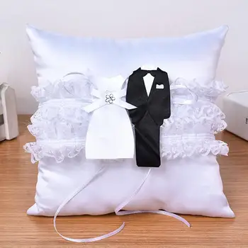 European White Lace Wedding Ring Cushion Pillow & Flower Basket Bridal DIY Wedding Marriage Ceremony Decorations 
European White Lace Wedding Ring Cushion Pillow & Flower Basket Bridal DIY Wedding Marriage Ceremony Decorations