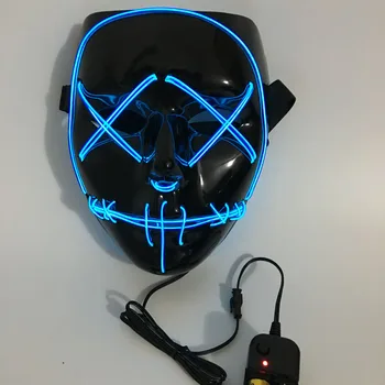LED Maske-Light Mascara Masquerade-Masks Purge Neon Party Halloween Glowing Horror party mask Funny Masks Costume-Supplies
LED Maske-Light Mascara Masquerade-Masks Purge Neon Party Halloween Glowing Horror party mask Funny Masks Costume-Supplies