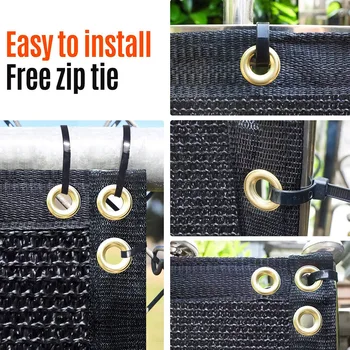 Easy Install HDPE Balcony Sunshade Net Mesh Deck Heavy Duty Patio UV Protection Privacy Screen Ventilated Garden Outdoor Fence
Easy Install HDPE Balcony Sunshade Net Mesh Deck Heavy Duty Patio UV Protection Privacy Screen Ventilated Garden Outdoor Fence