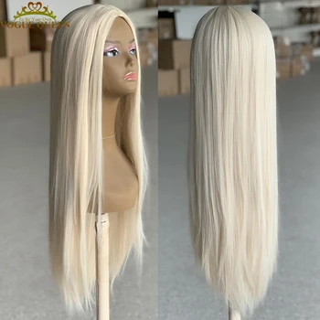 Vogue Queen Platinum Blonde Wig Full Machine Made Wigs Synthetic Straight Heat Resistant Fiber Wigs Cosplay For Women
Vogue Queen Platinum Blonde Wig Full Machine Made Wigs Synthetic Straight Heat Resistant Fiber Wigs Cosplay For Women