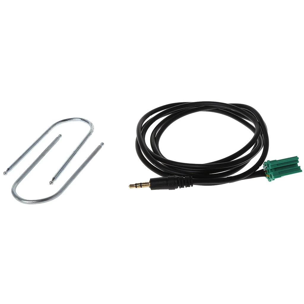 Car Radio MP3 Auxiliary Adapter Aux Input Jack Lead Cable With Keys For Renault 2005-2011 Clio Megane Laguna Modus | Автомобили и