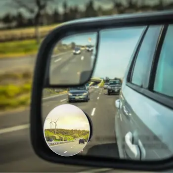 1/2pcs Mini 360 Degree Rearview Mirror Mirror Blind Spot Mirror Vehicle Wide Angle Round Convex Mirror Auto Safety Car Accessory
1/2pcs Mini 360 Degree Rearview Mirror Mirror Blind Spot Mirror Vehicle Wide Angle Round Convex Mirror Auto Safety Car Accessory