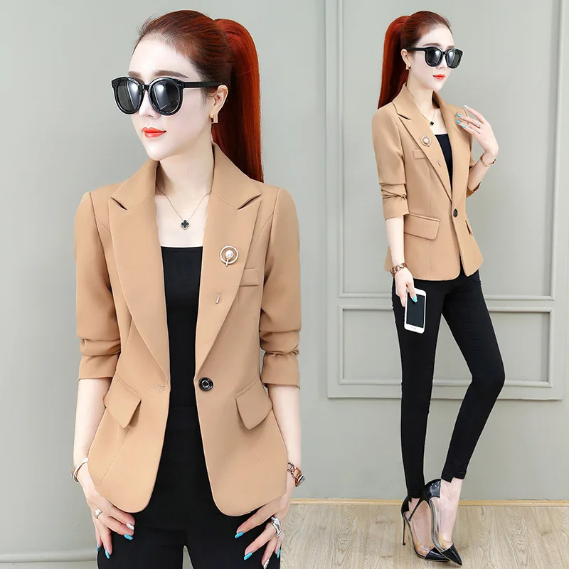 Small Suit Coat Women's Spring And Autumn 2019 Autumn Clothing New Style Korean-style Loose-Fit Versatile Women's Thin Coat Autu
Small Suit Coat Women's Spring And Autumn 2019 Autumn Clothing New Style Korean-style Loose-Fit Versatile Women's Thin Coat Autu