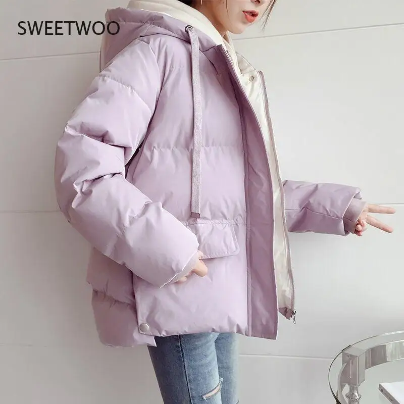 Winter Coat Women 2021 Fashion Winter Jacket Women Cotton padded Warm Parka Outwear Short Hooded Solid Female Jackets Clothing
Winter Coat Women 2021 Fashion Winter Jacket Women Cotton padded Warm Parka Outwear Short Hooded Solid Female Jackets Clothing